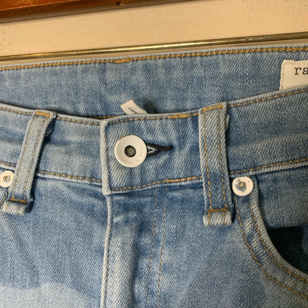 Rag & Bone Cate Mid Rise Faded Camo Jeans 26